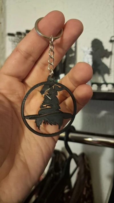 Chaveiro Chapéu Harry Potter Preto Liso
