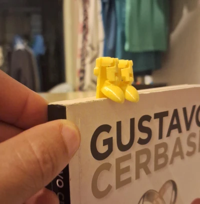 Marcador de livro Perninhas