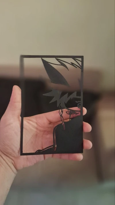Quadro Preto Kakashi